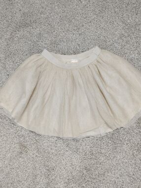 Gymboree Cream Tulle Circle Tutu Skirt